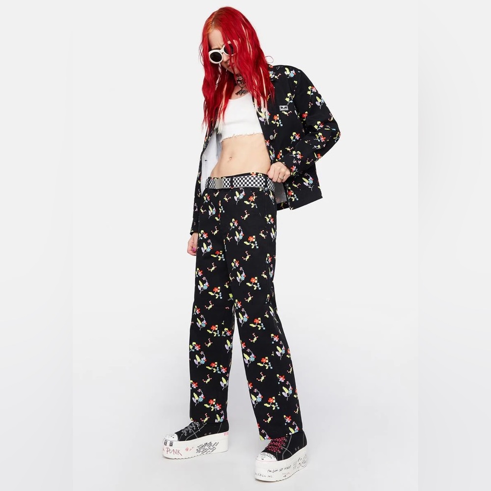 OBEY: Floral Carpenter Pants